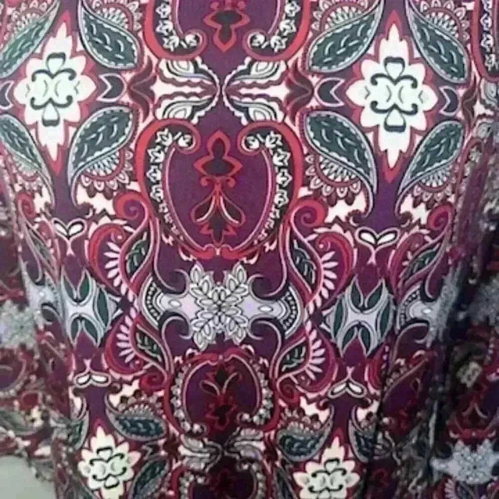 Chicos' Paisley 3/4 Sleeve Midi Sheath Dress - Picture 4 of 5